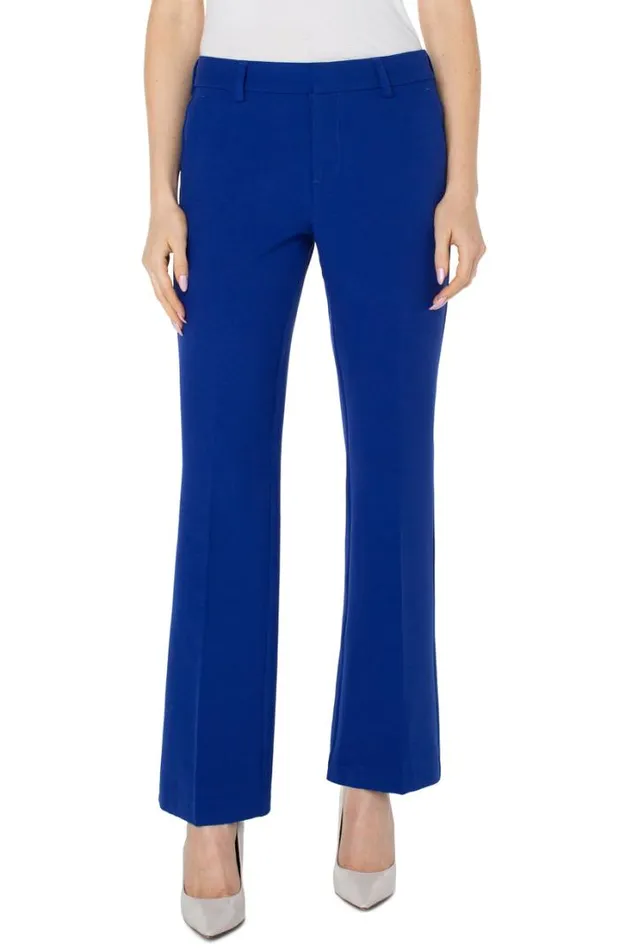 TROUSERS Women Liverpool Los Angeles KELSEY FLARE TROUSER Royal Violet