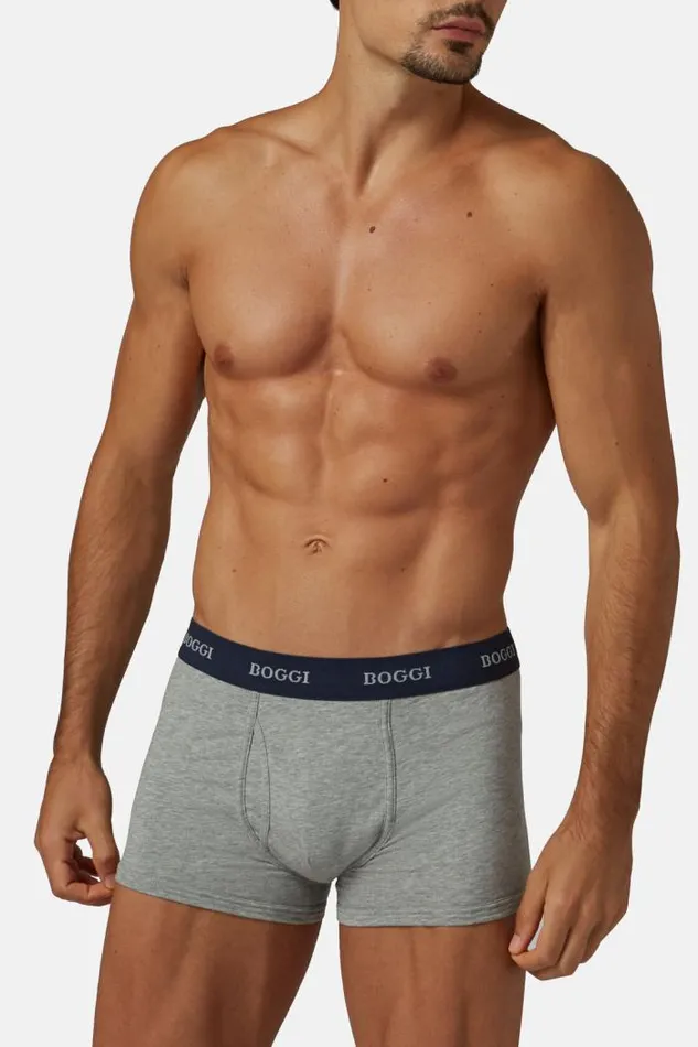 Underwear And Pajamas Men Boggi Milano Stretch Cotton Jersey Boxer Shorts Grey Underwear And Pajamas Men Boggi Milano Stretch Cotton Jersey Boxer Shorts Grey