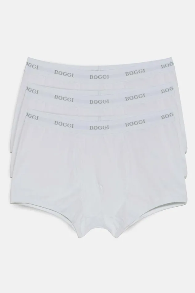 Underwear And Pajamas Men Boggi Milano Stretch Cotton Jersey Boxer Shorts White Underwear And Pajamas Men Boggi Milano Stretch Cotton Jersey Boxer Shorts White