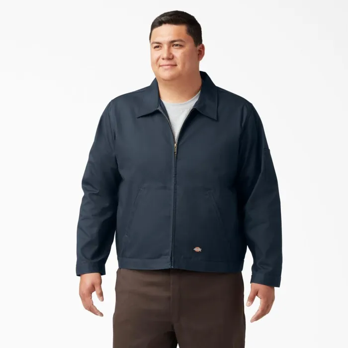 Unlined Eisenhower Jacket Dark Navy Dark Navy dn Men Dickies Outerwear Unlined Eisenhower Jacket Dark Navy Dark Navy dn Men Dickies Outerwear