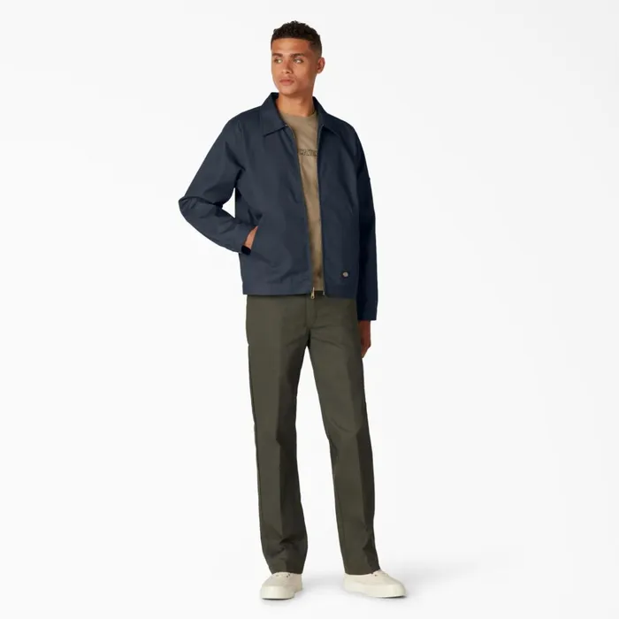 Unlined Eisenhower Jacket Dark Navy Dark Navy dn Men Dickies Outerwear Unlined Eisenhower Jacket Dark Navy Dark Navy dn Men Dickies Outerwear