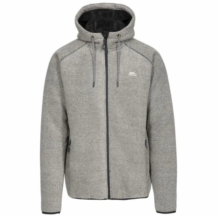 Vetiver Fleece Hoodie Latte Marl Men Trespass Fleeces
