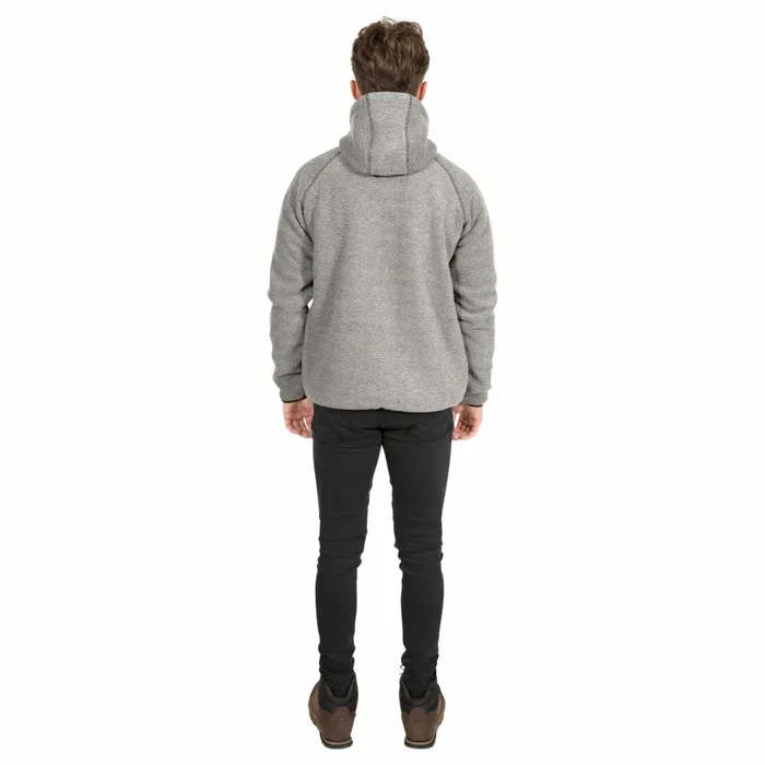 Vetiver Fleece Hoodie Latte Marl Men Trespass Fleeces