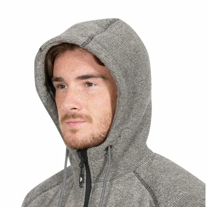 Vetiver Fleece Hoodie Latte Marl Men Trespass Fleeces