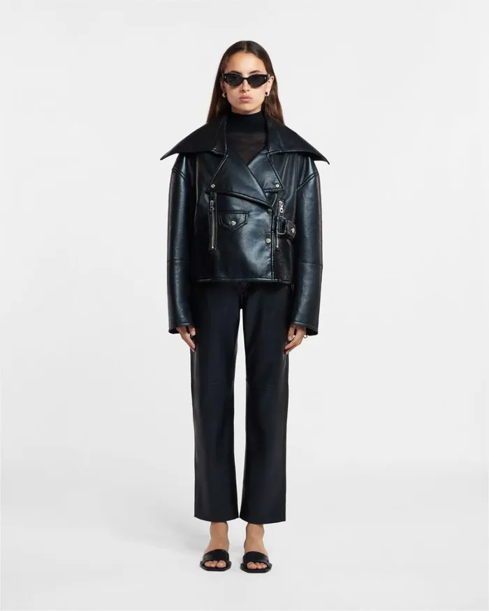 Vinni Black Women Nanushka Pants Vinni Black Women Nanushka Pants
