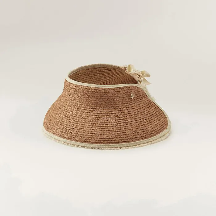 Visors Hats Helen Kaminski Aleeya 9 Fringe Nougat