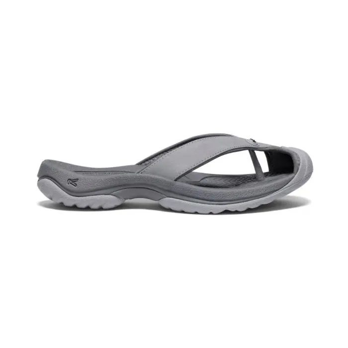 Waimea AlloyBlack Leather FlipFlop Women KEEN Sandals