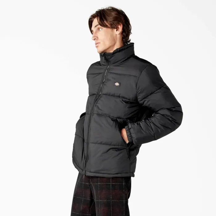 Waldenburg Puffer Jacket Black Black bkx Men Dickies Coats and Jackets Waldenburg Puffer Jacket Black Black bkx Men Dickies Coats and Jackets