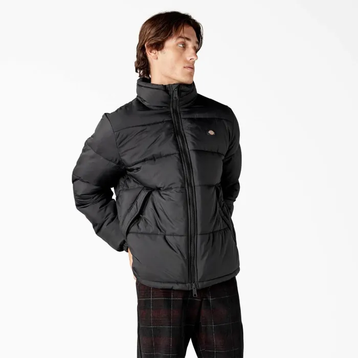 Waldenburg Puffer Jacket Black Black bkx Men Dickies Coats and Jackets Waldenburg Puffer Jacket Black Black bkx Men Dickies Coats and Jackets