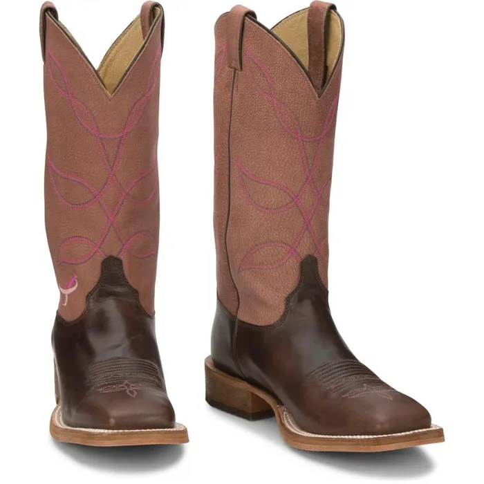 Western Men Justin Boots Connell 13034 Boot Brown