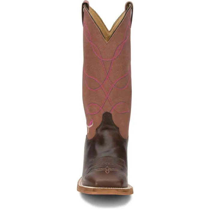 Western Men Justin Boots Connell 13034 Boot Brown
