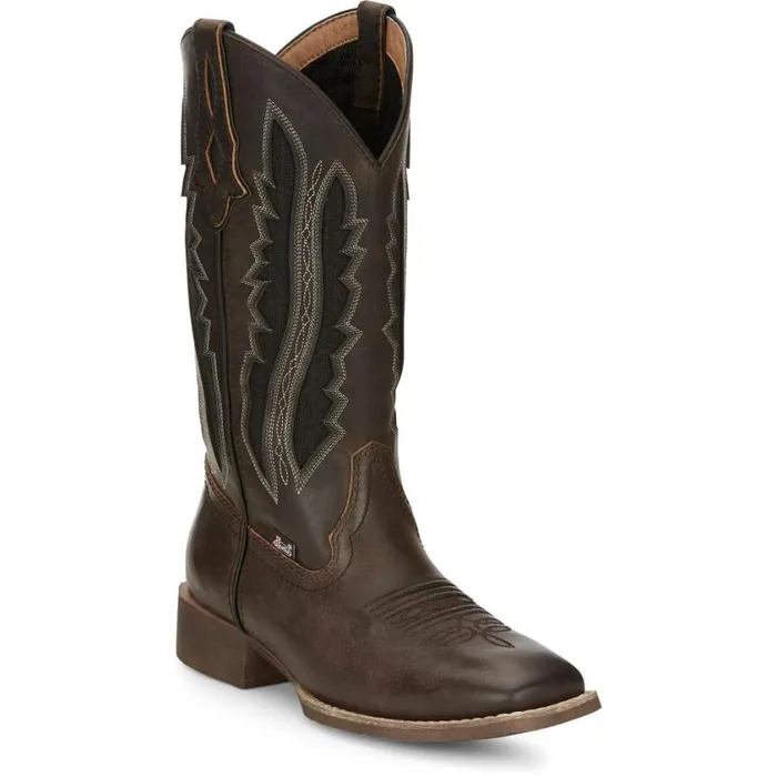 Western Women Justin Boots Jaycie 12034 Western Boot Brown