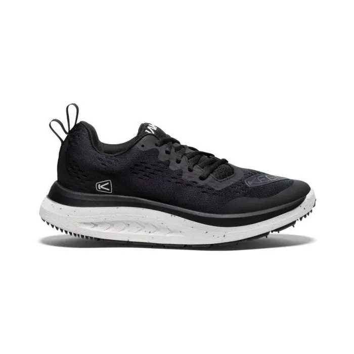 WK400 BlackWhite Leather Walking Shoe Men KEEN Shoes