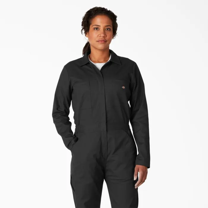 Women039s Cooling Long Sleeve Coveralls Black Black bk Women Dickies Coveralls Women039s Cooling Long Sleeve Coveralls Black Black bk Women Dickies Coveralls