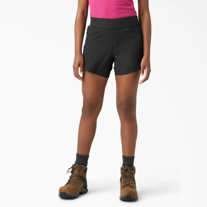 Women039s Cooling Relaxed Fit PullOn Shorts 5039039 Black Black bk Women Dickies Work Shorts Women039s Cooling Relaxed Fit PullOn Shorts 5039039 Black Black bk Women Dickies Work Shorts
