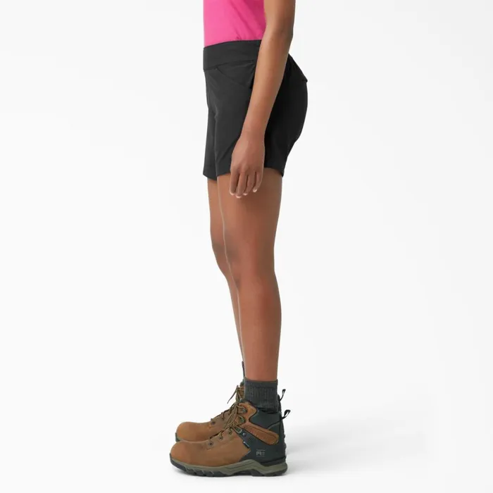 Women039s Cooling Relaxed Fit PullOn Shorts 5039039 Black Black bk Women Dickies Work Shorts Women039s Cooling Relaxed Fit PullOn Shorts 5039039 Black Black bk Women Dickies Work Shorts
