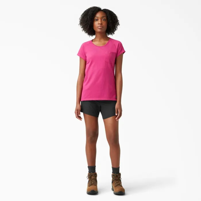 Women039s Cooling Relaxed Fit PullOn Shorts 5039039 Black Black bk Women Dickies Work Shorts Women039s Cooling Relaxed Fit PullOn Shorts 5039039 Black Black bk Women Dickies Work Shorts