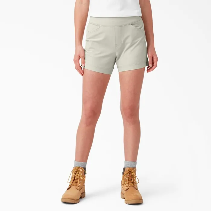 Women039s Cooling Relaxed Fit PullOn Shorts 5039039 Stone Stone st Women Dickies Work Shorts Women039s Cooling Relaxed Fit PullOn Shorts 5039039 Stone Stone st Women Dickies Work Shorts