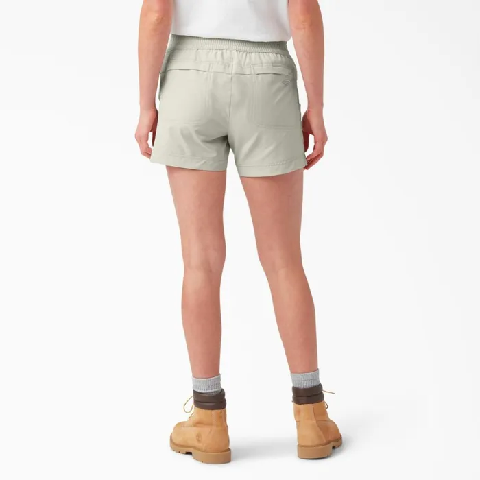 Women039s Cooling Relaxed Fit PullOn Shorts 5039039 Stone Stone st Women Dickies Work Shorts Women039s Cooling Relaxed Fit PullOn Shorts 5039039 Stone Stone st Women Dickies Work Shorts