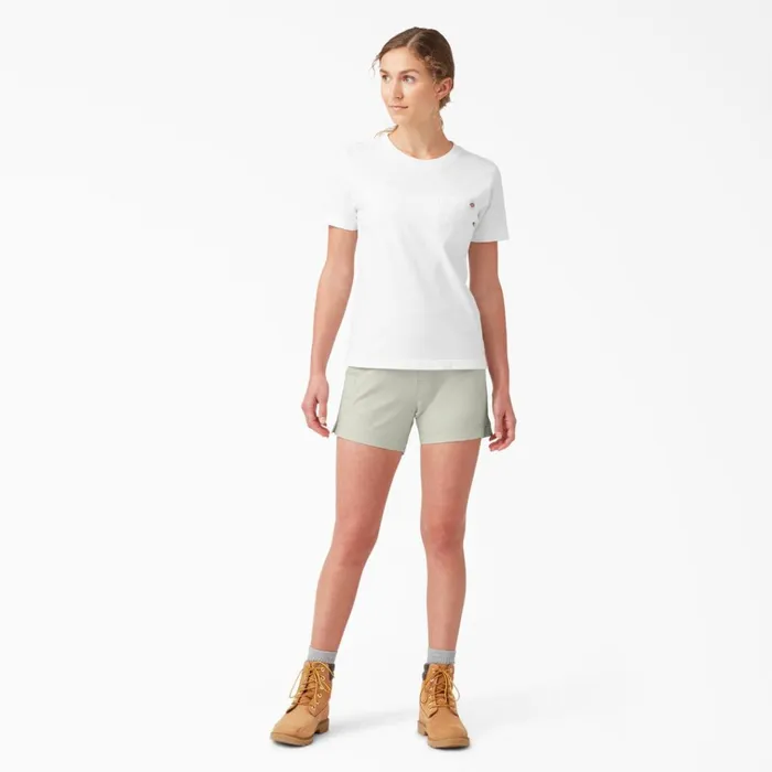 Women039s Cooling Relaxed Fit PullOn Shorts 5039039 Stone Stone st Women Dickies Work Shorts Women039s Cooling Relaxed Fit PullOn Shorts 5039039 Stone Stone st Women Dickies Work Shorts