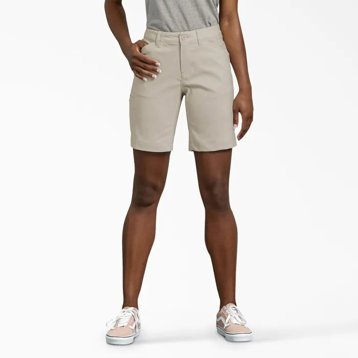 Women039s Cooling Relaxed Fit Shorts 9034 Stone Stone st Women Dickies Work Shorts Women039s Cooling Relaxed Fit Shorts 9034 Stone Stone st Women Dickies Work Shorts