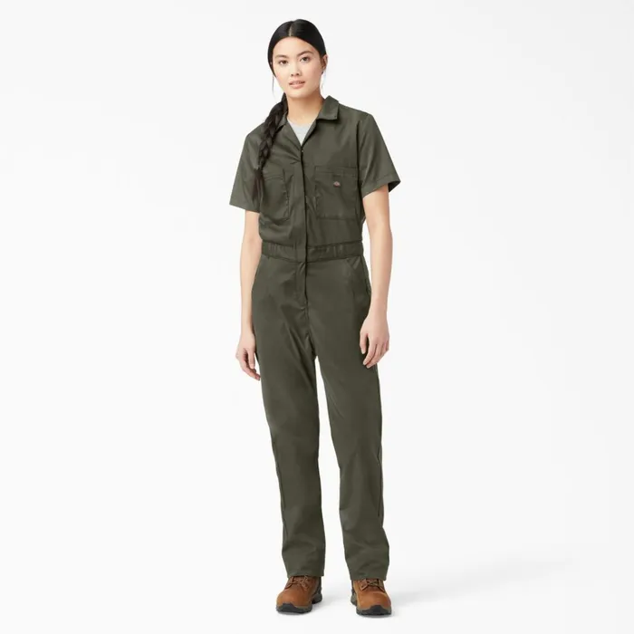 Women039s Cooling Short Sleeve Coveralls Moss Green Moss Green ms Women Dickies Coveralls Women039s Cooling Short Sleeve Coveralls Moss Green Moss Green ms Women Dickies Coveralls