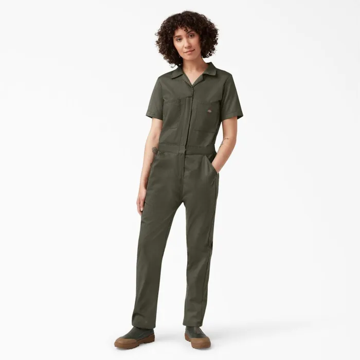 Women039s Cooling Short Sleeve Coveralls Moss Green Moss Green ms Women Dickies Coveralls Women039s Cooling Short Sleeve Coveralls Moss Green Moss Green ms Women Dickies Coveralls