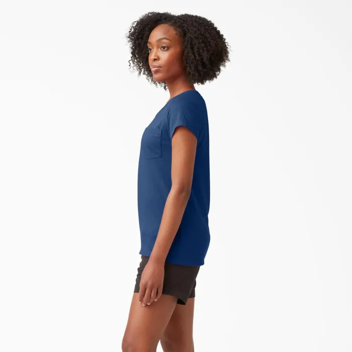 Women039s Cooling Short Sleeve Pocket TShirt Dynamic Navy Dynamic Navy dy2 Women Dickies TShirts Women039s Cooling Short Sleeve Pocket TShirt Dynamic Navy Dynamic Navy dy2 Women Dickies TShirts