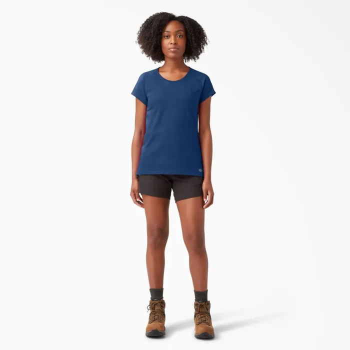 Women039s Cooling Short Sleeve Pocket TShirt Dynamic Navy Dynamic Navy dy2 Women Dickies TShirts Women039s Cooling Short Sleeve Pocket TShirt Dynamic Navy Dynamic Navy dy2 Women Dickies TShirts