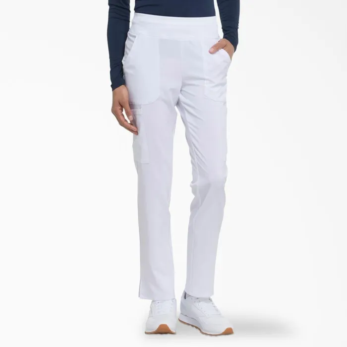 Women039s EDS Essentials Tapered Leg Cargo Scrub Pants White White dwh Women Dickies Scrubs Women039s EDS Essentials Tapered Leg Cargo Scrub Pants White White dwh Women Dickies Scrubs