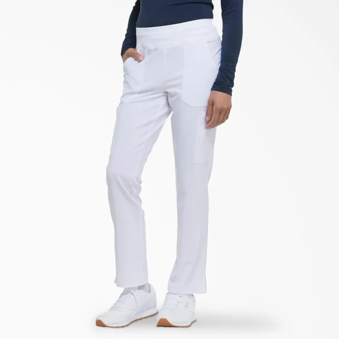 Women039s EDS Essentials Tapered Leg Cargo Scrub Pants White White dwh Women Dickies Scrubs Women039s EDS Essentials Tapered Leg Cargo Scrub Pants White White dwh Women Dickies Scrubs