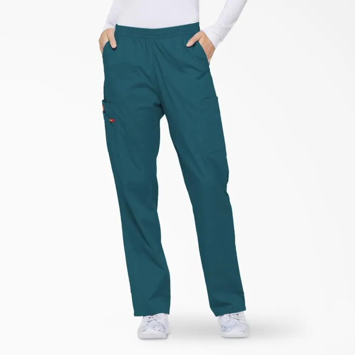 Women039s EDS Signature Tapered Leg Cargo Scrub Pants Caribbean Blue Caribbean Blue crb Women Dickies Scrubs Women039s EDS Signature Tapered Leg Cargo Scrub Pants Caribbean Blue Caribbean Blue crb Women Dickies Scrubs