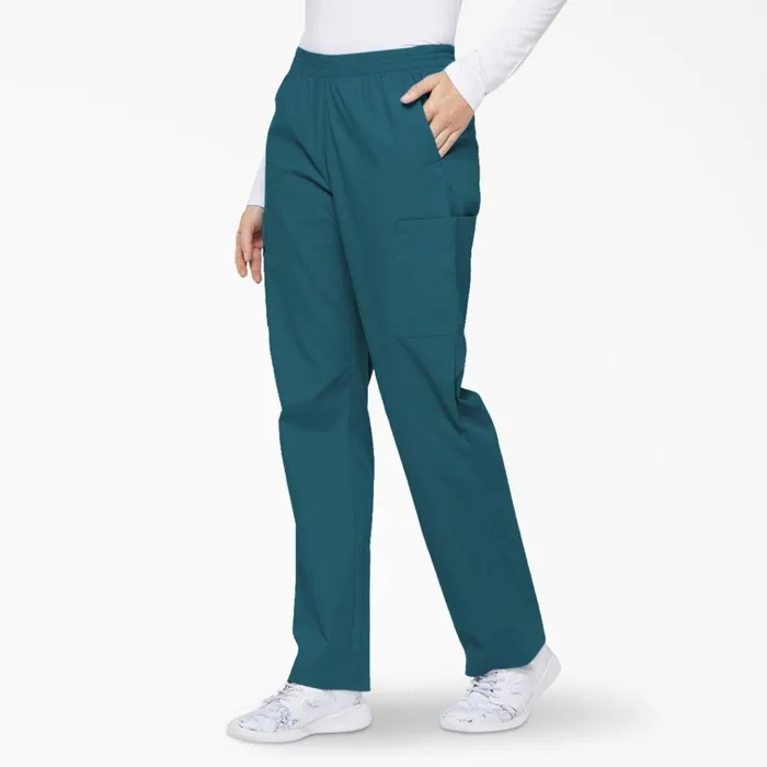 Women039s EDS Signature Tapered Leg Cargo Scrub Pants Caribbean Blue Caribbean Blue crb Women Dickies Scrubs Women039s EDS Signature Tapered Leg Cargo Scrub Pants Caribbean Blue Caribbean Blue crb Women Dickies Scrubs