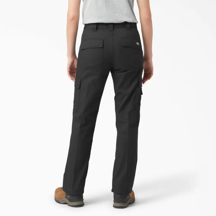 Women039s FLEX Regular Fit Cargo Pants Black Black bk Women Dickies Cargo