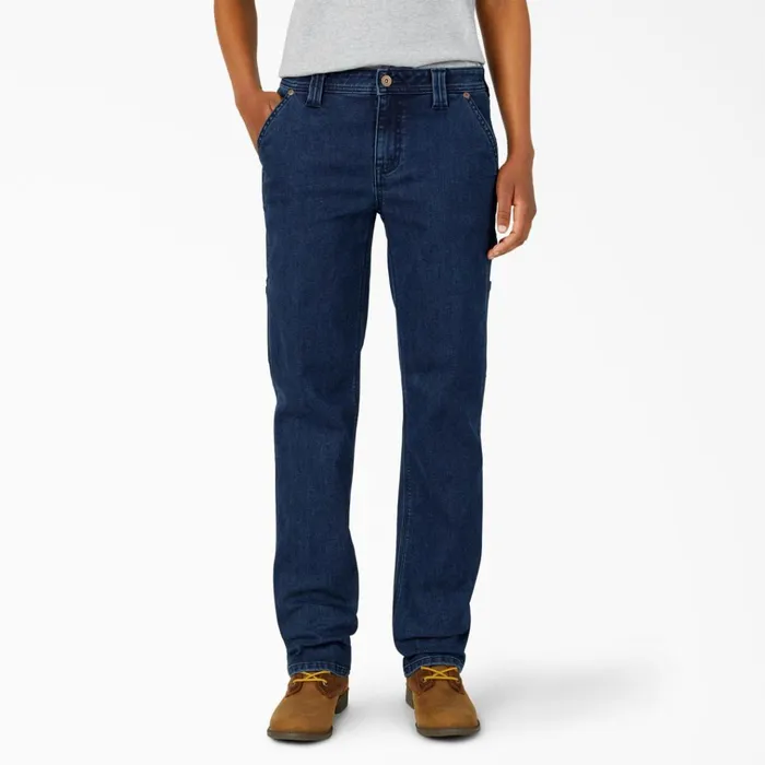 Women039s FLEX Relaxed Fit Carpenter Jeans Stonewashed Dark Blue Stonewashed Dark Blue dsw Women Dickies Jeans Women039s FLEX Relaxed Fit Carpenter Jeans Stonewashed Dark Blue Stonewashed Dark Blue dsw Women Dickies Jeans