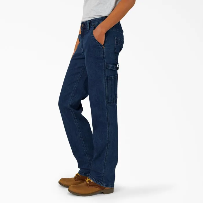 Women039s FLEX Relaxed Fit Carpenter Jeans Stonewashed Dark Blue Stonewashed Dark Blue dsw Women Dickies Jeans Women039s FLEX Relaxed Fit Carpenter Jeans Stonewashed Dark Blue Stonewashed Dark Blue dsw Women Dickies Jeans