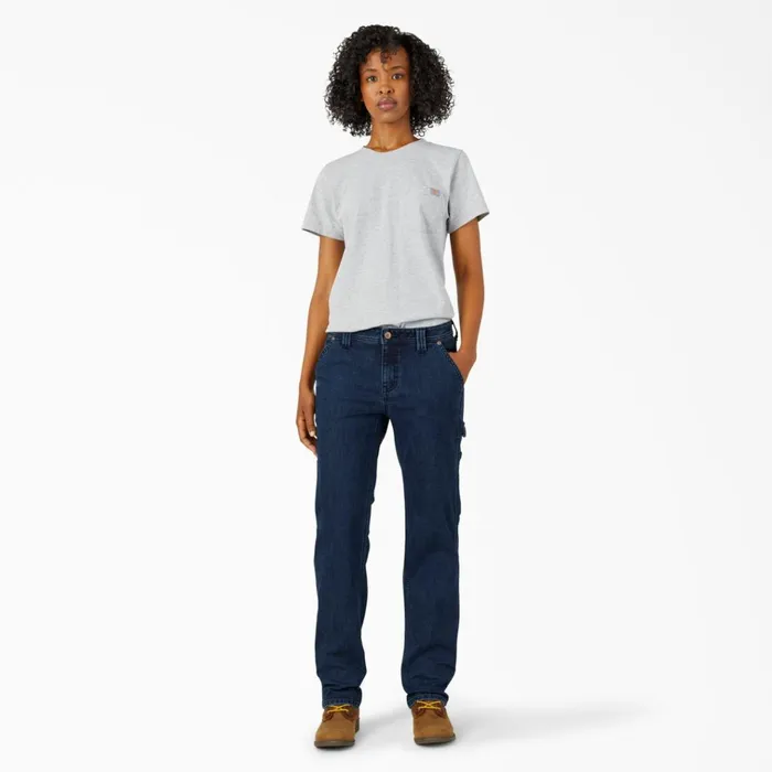 Women039s FLEX Relaxed Fit Carpenter Jeans Stonewashed Dark Blue Stonewashed Dark Blue dsw Women Dickies Jeans Women039s FLEX Relaxed Fit Carpenter Jeans Stonewashed Dark Blue Stonewashed Dark Blue dsw Women Dickies Jeans