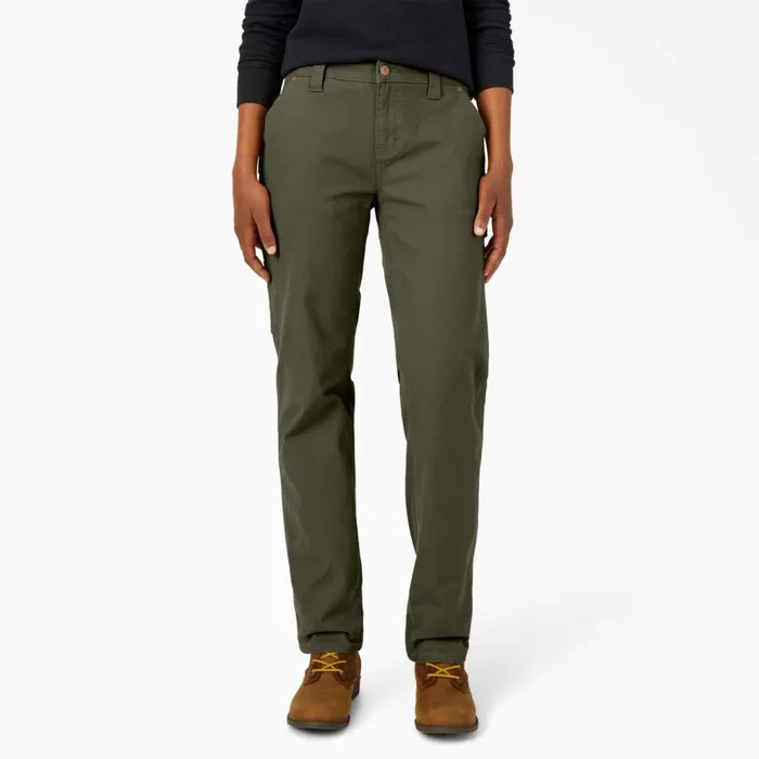 Women039s FLEX Relaxed Straight Fit Duck Carpenter Pants Rinsed Moss Green Rinsed Moss Green rms Women Dickies Carpenter Women039s FLEX Relaxed Straight Fit Duck Carpenter Pants Rinsed Moss Green Rinsed Moss Green rms Women Dickies Carpenter