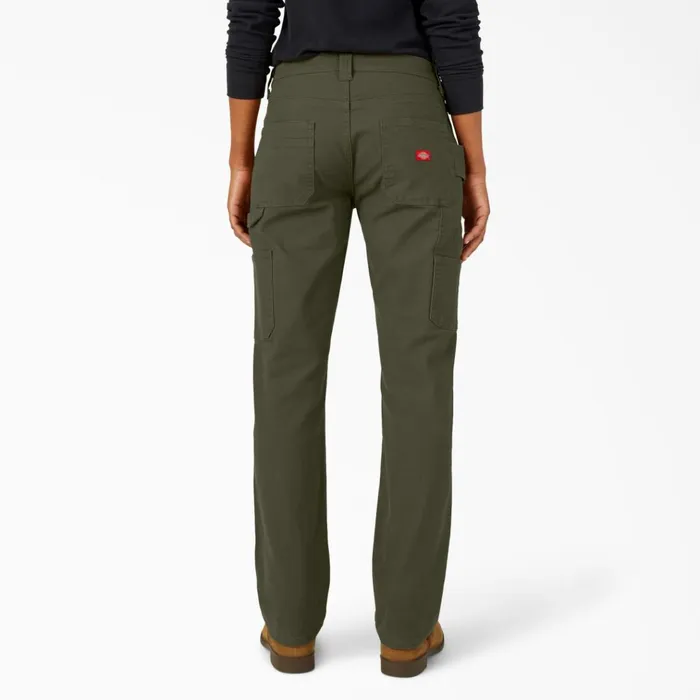 Women039s FLEX Relaxed Straight Fit Duck Carpenter Pants Rinsed Moss Green Rinsed Moss Green rms Women Dickies Carpenter Women039s FLEX Relaxed Straight Fit Duck Carpenter Pants Rinsed Moss Green Rinsed Moss Green rms Women Dickies Carpenter