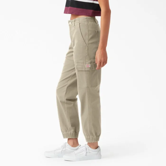Women039s High Rise Fit Cargo Jogger Pants Desert Sand Desert Sand ds Women Dickies Cargo