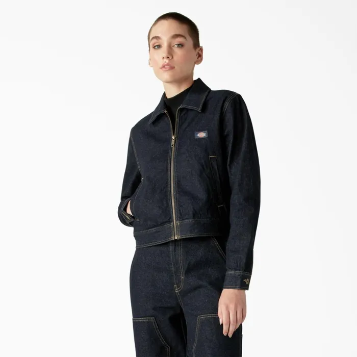 Women039s Madison Denim Jacket Rinsed Indigo Blue Rinsed Indigo Blue rnb Women Dickies Coats and Jackets Women039s Madison Denim Jacket Rinsed Indigo Blue Rinsed Indigo Blue rnb Women Dickies Coats and Jackets