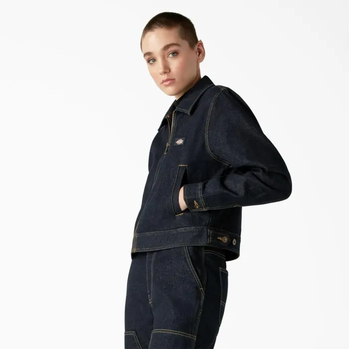 Women039s Madison Denim Jacket Rinsed Indigo Blue Rinsed Indigo Blue rnb Women Dickies Coats and Jackets Women039s Madison Denim Jacket Rinsed Indigo Blue Rinsed Indigo Blue rnb Women Dickies Coats and Jackets