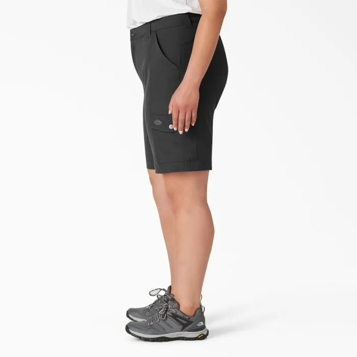 Women039s Plus Cooling Slim Fit Cargo Shorts 10034 Black Black bk Women Dickies Work Shorts Women039s Plus Cooling Slim Fit Cargo Shorts 10034 Black Black bk Women Dickies Work Shorts