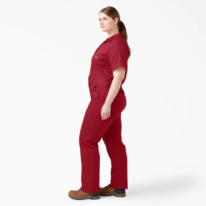 Women039s Plus FLEX Cooling TempiQ Short Sleeve Coveralls English Red English Red er Women Dickies Painters Women039s Plus FLEX Cooling TempiQ Short Sleeve Coveralls English Red English Red er Women Dickies Painters