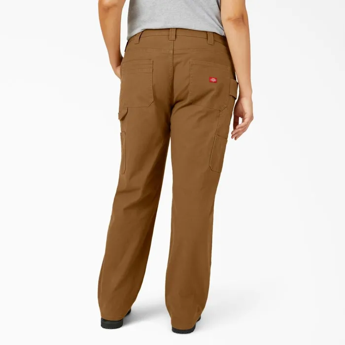 Women039s Plus FLEX Relaxed Straight Fit Duck Carpenter Pants Rinsed Brown Duck Rinsed Brown Duck rbd Women Dickies Carpenter Women039s Plus FLEX Relaxed Straight Fit Duck Carpenter Pants Rinsed Brown Duck Rinsed Brown Duck rbd Women Dickies Carpenter