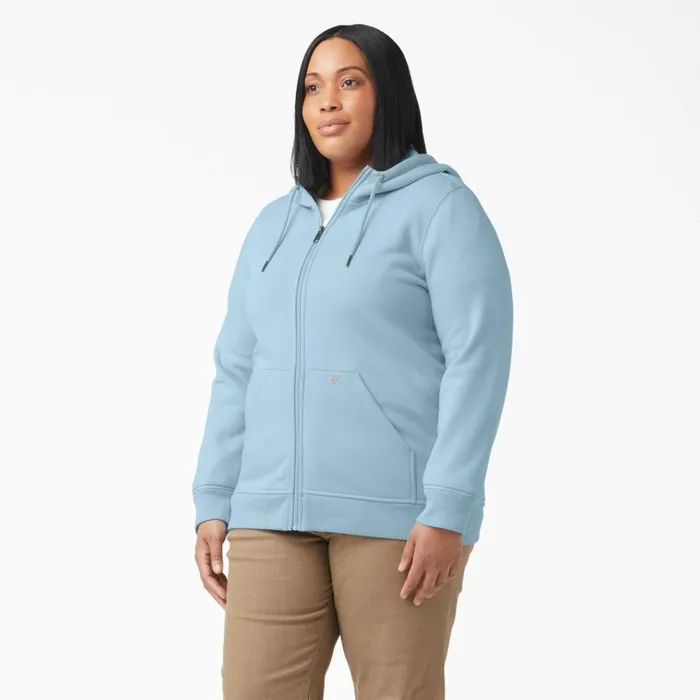 Women039s Plus Heavyweight FullZip Hoodie Clear Blue Clear Blue eu Women Dickies Outerwear Women039s Plus Heavyweight FullZip Hoodie Clear Blue Clear Blue eu Women Dickies Outerwear
