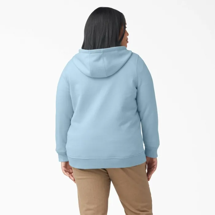 Women039s Plus Heavyweight FullZip Hoodie Clear Blue Clear Blue eu Women Dickies Outerwear Women039s Plus Heavyweight FullZip Hoodie Clear Blue Clear Blue eu Women Dickies Outerwear
