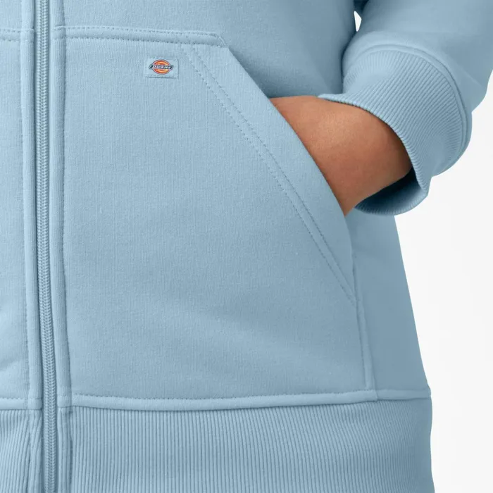 Women039s Plus Heavyweight FullZip Hoodie Clear Blue Clear Blue eu Women Dickies Outerwear Women039s Plus Heavyweight FullZip Hoodie Clear Blue Clear Blue eu Women Dickies Outerwear