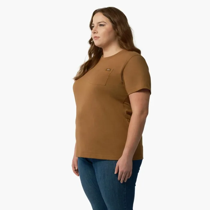 Women039s Plus Heavyweight Short Sleeve Pocket TShirt Brown Duck Brown Duck bd Women Dickies Hi Vis Women039s Plus Heavyweight Short Sleeve Pocket TShirt Brown Duck Brown Duck bd Women Dickies Hi Vis