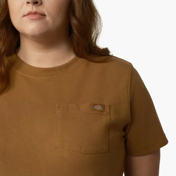 Women039s Plus Heavyweight Short Sleeve Pocket TShirt Brown Duck Brown Duck bd Women Dickies Hi Vis Women039s Plus Heavyweight Short Sleeve Pocket TShirt Brown Duck Brown Duck bd Women Dickies Hi Vis